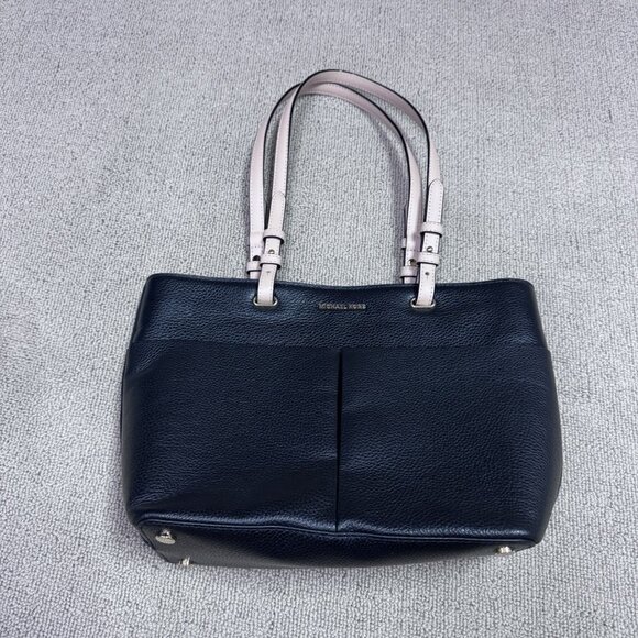 Michael Kors Medium Top Zip Pocket Tote Black Pink NWT - Picture 5 of 10